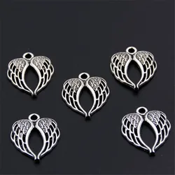 20pcs Supernatural Castiel Angel Wing Charm Pendants Open Wings Charm Jewelry Fun Gift A2162