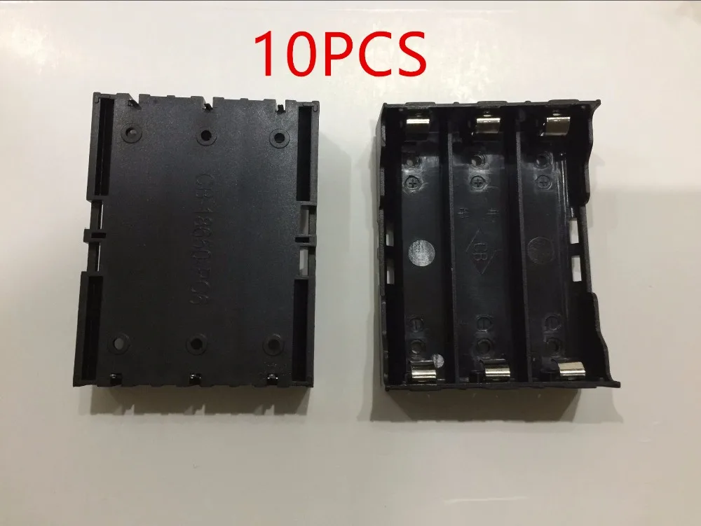 علبة بطارية ليثيوم 18650 ، مع دبوس ، 18650 (3.7-14.8 فولت) ، 10 قطعة