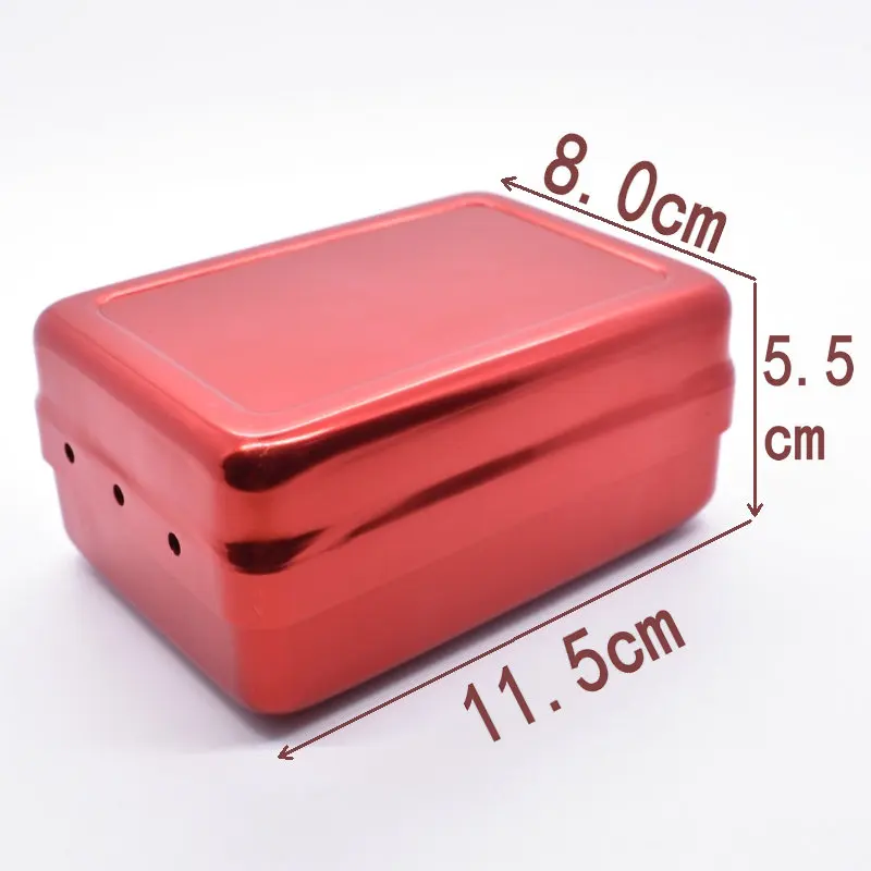 Dental 120 Holes Disinfection Endo Files Holder Box Autoclave Sterilizer Case Burs For Oral Care Tools Random Color