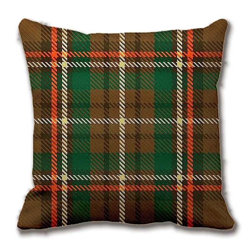 

Williams Tartan Throw Pillow Case Decorative Cushion Cover Pillowcase Customize Gift High-Quility By Lvsure For Car Sofa Seat