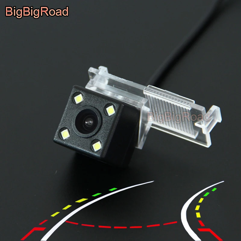BigBigRoad Car Intelligent Parking Tracks Camera FOR Citroen C2 Hatchback / DS3 / Elysee Car Back Up Reverse Rear View Camera
