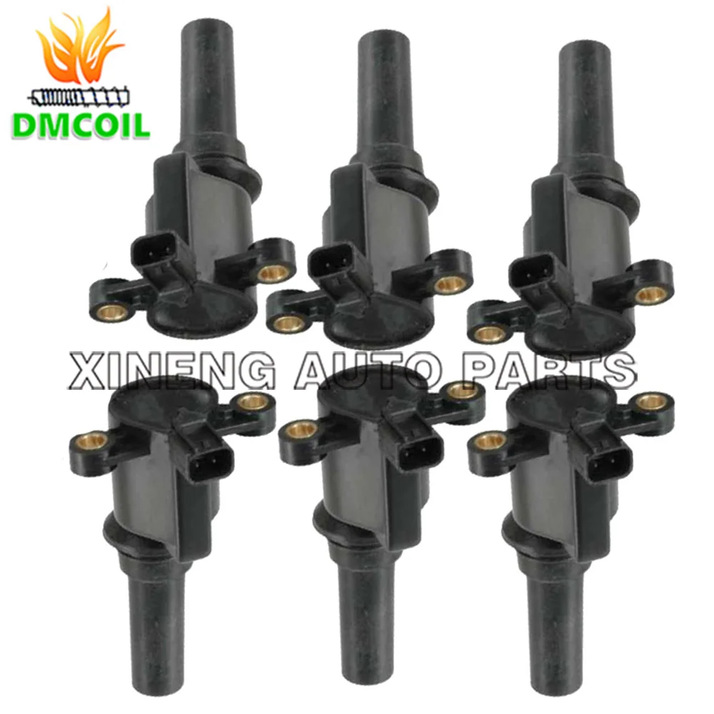 

6 PCS IGNITION COIL FOR FORD TAURUS WAGON 3.0L 3.4L SHO V6 V8 (1995-) F6DU12A366AB F522 UF162 DG465 F6DZ12029EA F6DZ12029AA