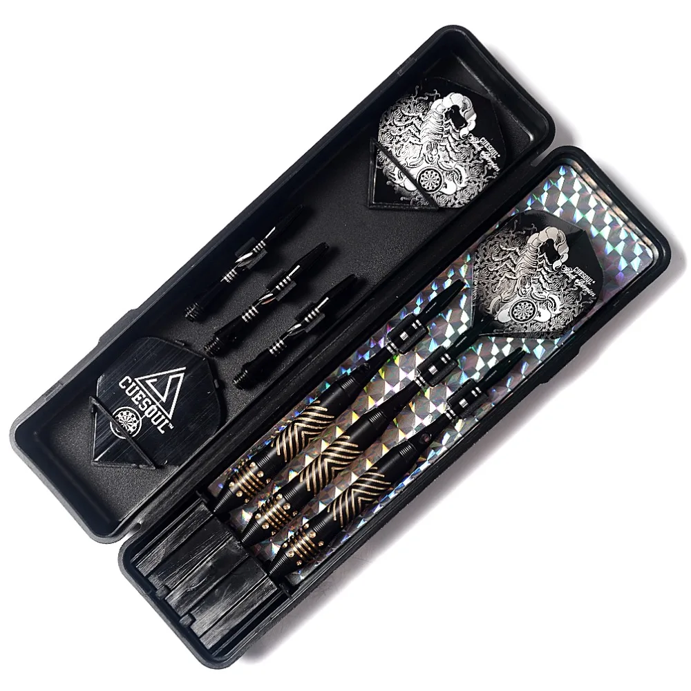CUESOUL Black Scorpion 24 gram Steel Tip Darts Set - AliExpress 18
