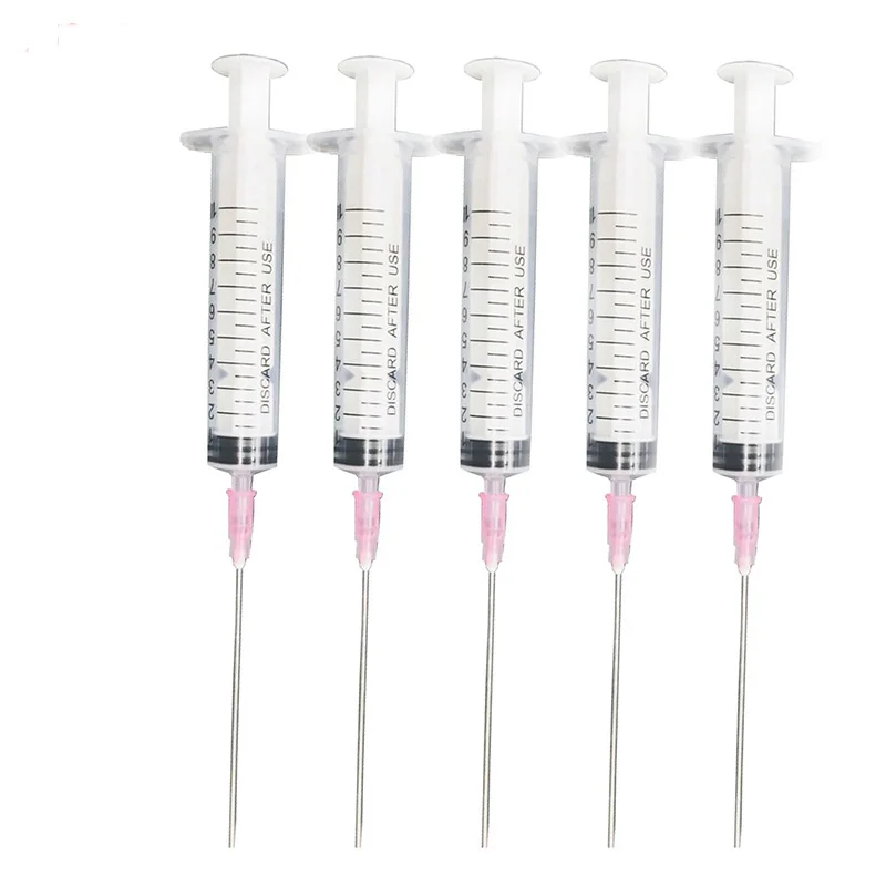 10pcs 10ML Ink Tool Accessories Tool Syringe Pump Ink Ink-pumping Air Long Needle Plastic Disposable Injector