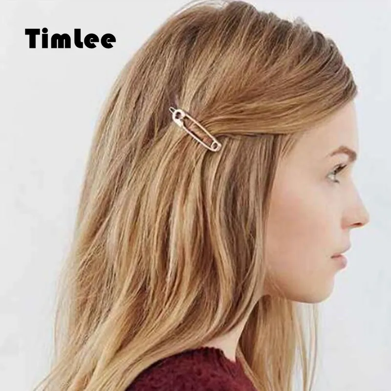 Timlee H098 Free Shipping Fashion Hair Accessary   Contracted Style Pin  Hair Clips Hairpins Wholesale