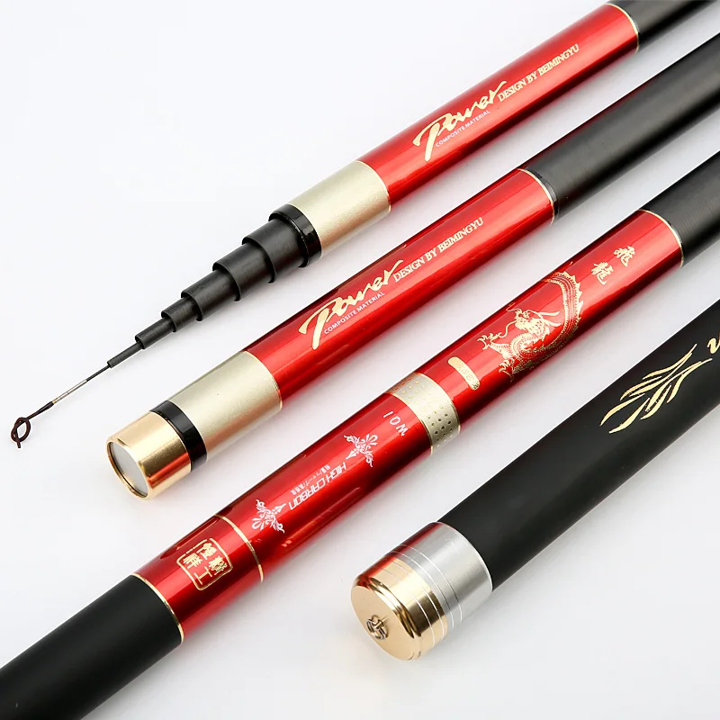 

2016 New Top Telescopic Carp Fishing Rod Fishing Pole Carbon Fiber Hand Pole 8m 9m 10m 11m 12m 13m