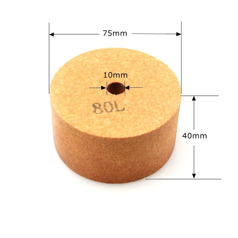 1 piece 75*40*10/20mm Abrasive Grinding Wheel Knife Sharpener for Lathe Tool Cutter Rimer Broach Grinding