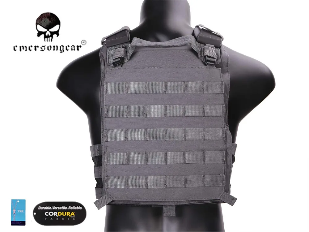 Emersongear-Carrier Tactical Combat Vest, 420 PLate Wolf Gray, EM7362