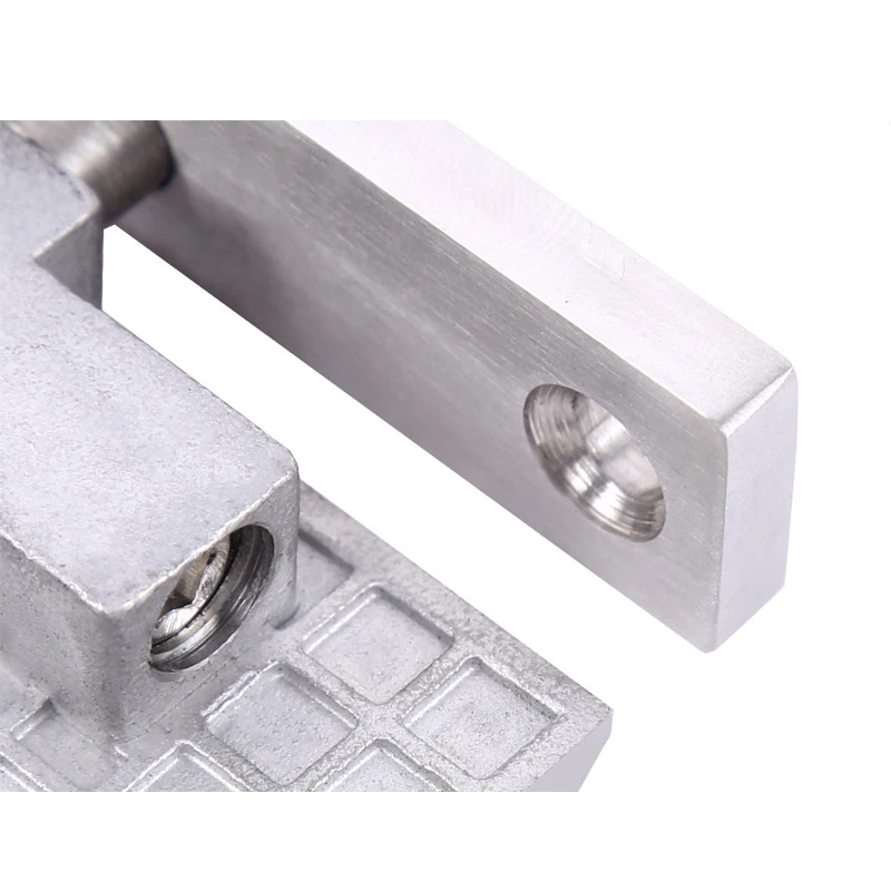 Glass Door Bathrooms Stainless Steel 304 Wall Mount  Glass Shower 360 Degree Door Shaft Glass Door Rotating Shaft Hinge