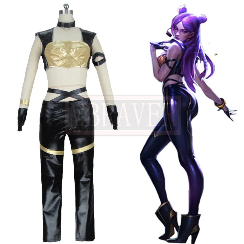 LOL KDA Kaisa Game Kaisa Outfit Fullsets K/DA Group LOL Character Cos Halloween Uniform Cosplay Costume Custom Made Any Size