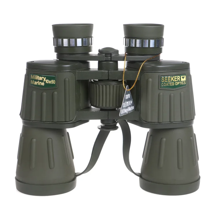 

Binoculars 10X50 Professional Telescope Tactical Powerful Binocular Germany Military Lll Night Vision HD Bak4 Scope for Hunting