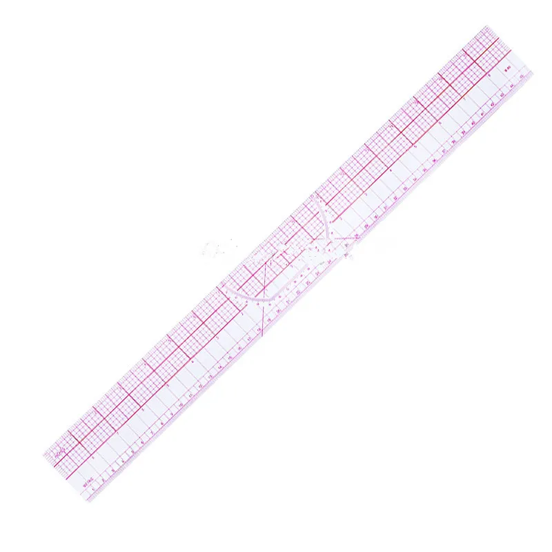 Straight Ruler Sewing Tools, French Curve, Hip Curve, Cut-Out Slot, Styling Design, B95, 1Pc