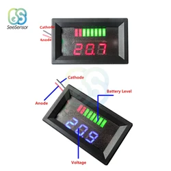 6V 12V 24V 36V 48V ACID Lead Battery Charge Level Indicator Battery Tester Lithium Battery Capacity Meter LED Tester Voltmeter