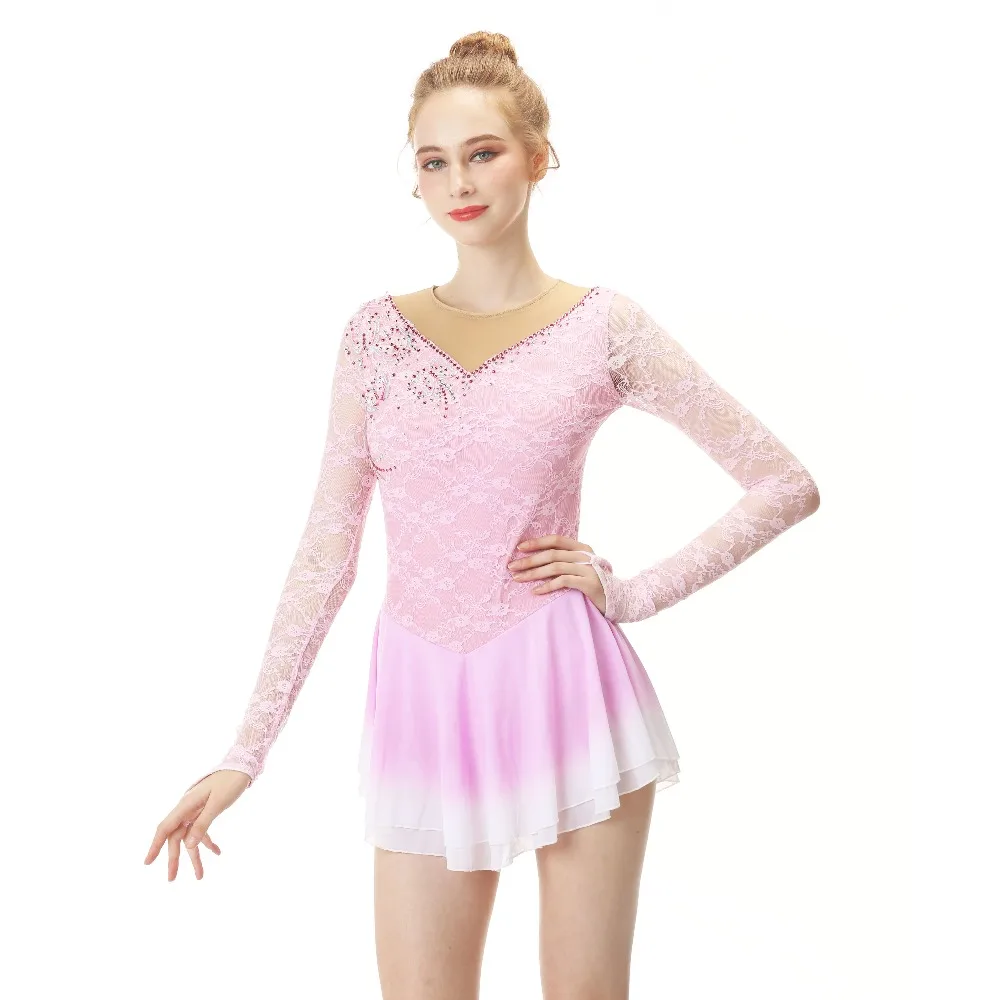 BHZW Custom Figure Skating Dress Graceful New Brand Figure Skating Dress For Competition