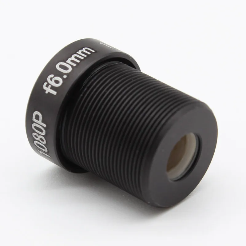 10x HD 1080p 6mm 58 grados ángulo CCTV IR lente de placa 1/2.7 "M12x0.5 para cámara IP de seguridad