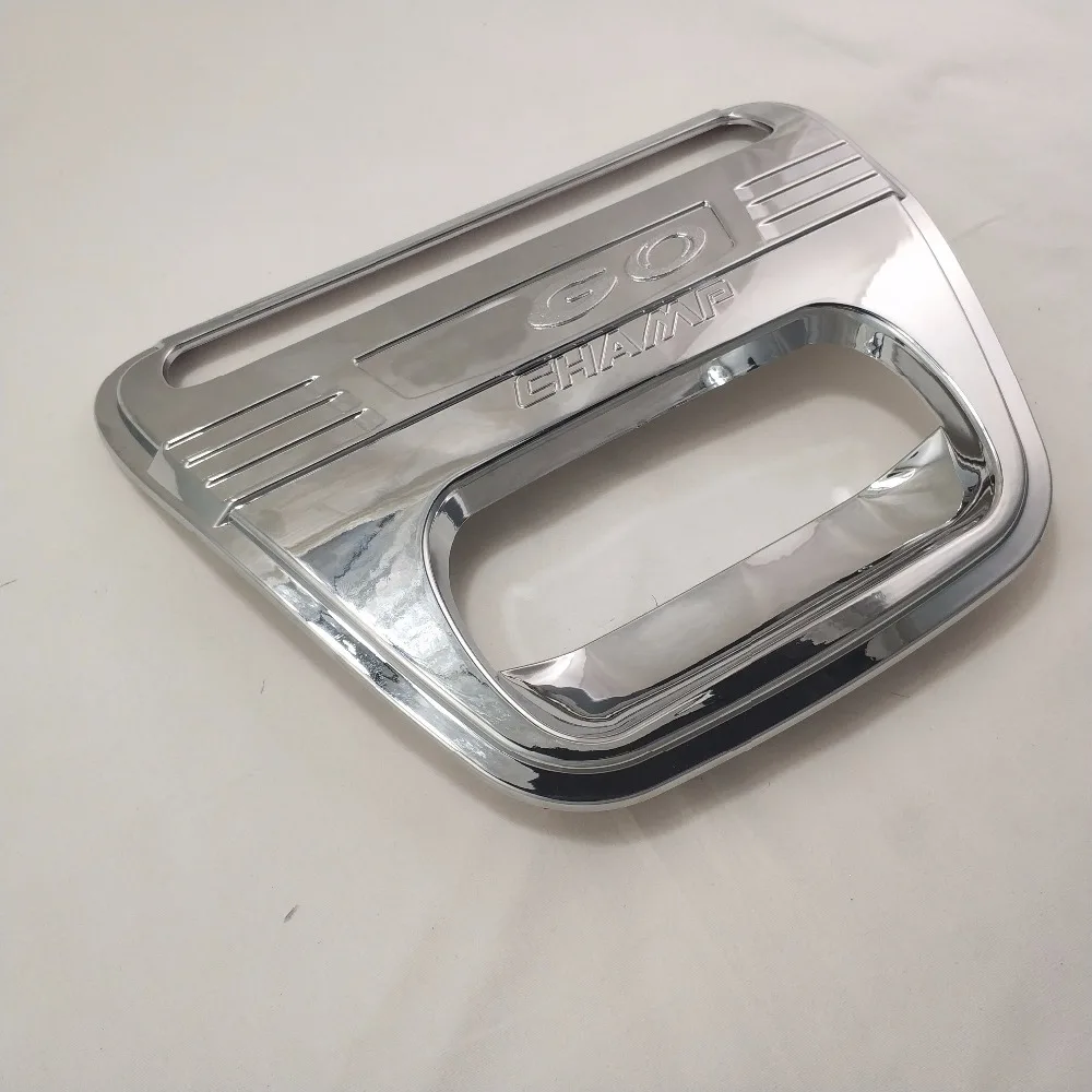 car accessories ABS Chrome Design Tail Gate Trim Rear Handle Insert cover For Toyota Hilux Vigo 2005-2014 AN20 AN30