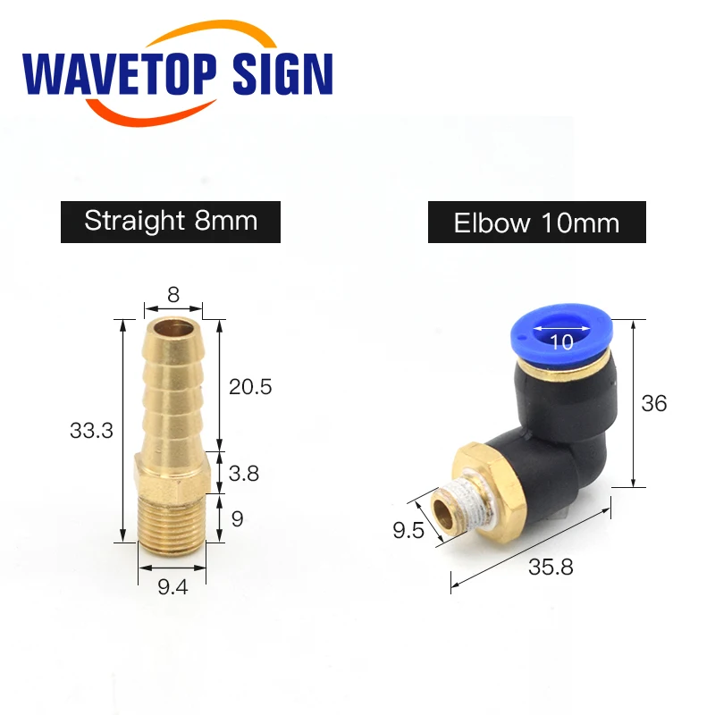 WaveTopSign YAG Laser Module Connector 6 8 10mm use for YAG Laser Module GTPC Series