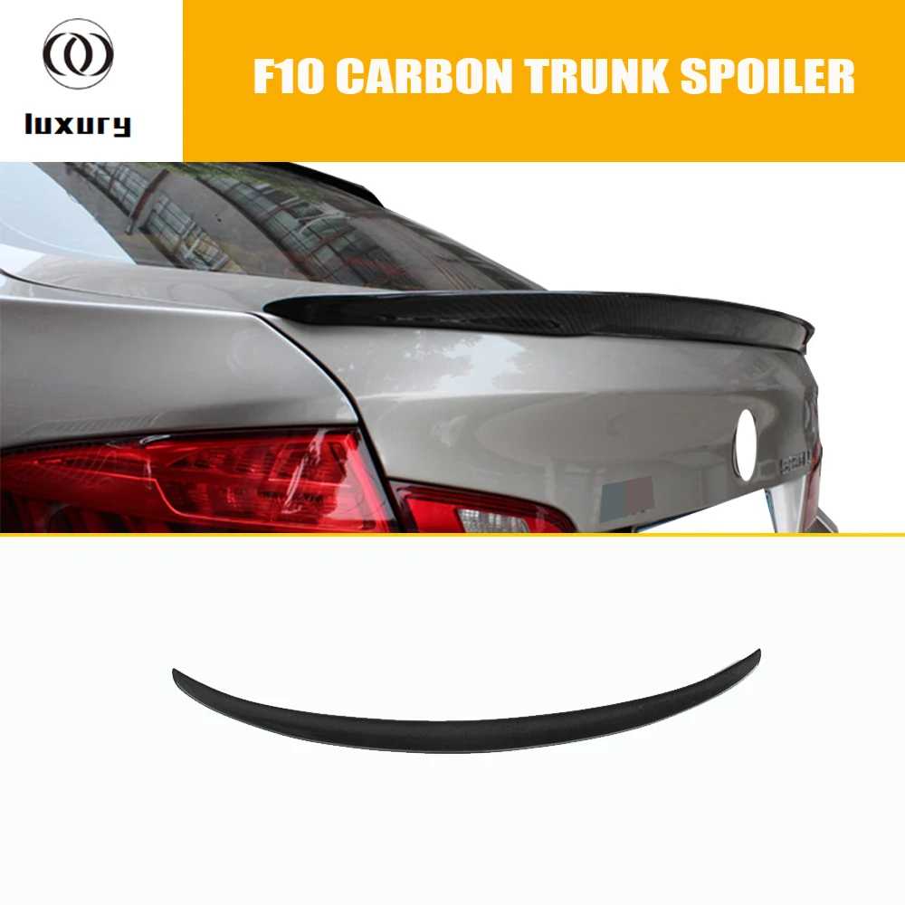 

P Style Carbon Fiber Rear Trunk Wing Spoiler for BMW F10 520 528 530 535 550 & M5 2010 - 2016