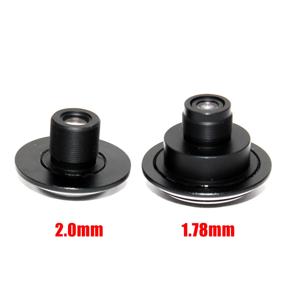 Lente grande angular de metal 1.78mm e 2.0mm, lente olho de peixe 150 graus de proteção de entrada para câmera cctv, frete grátis
