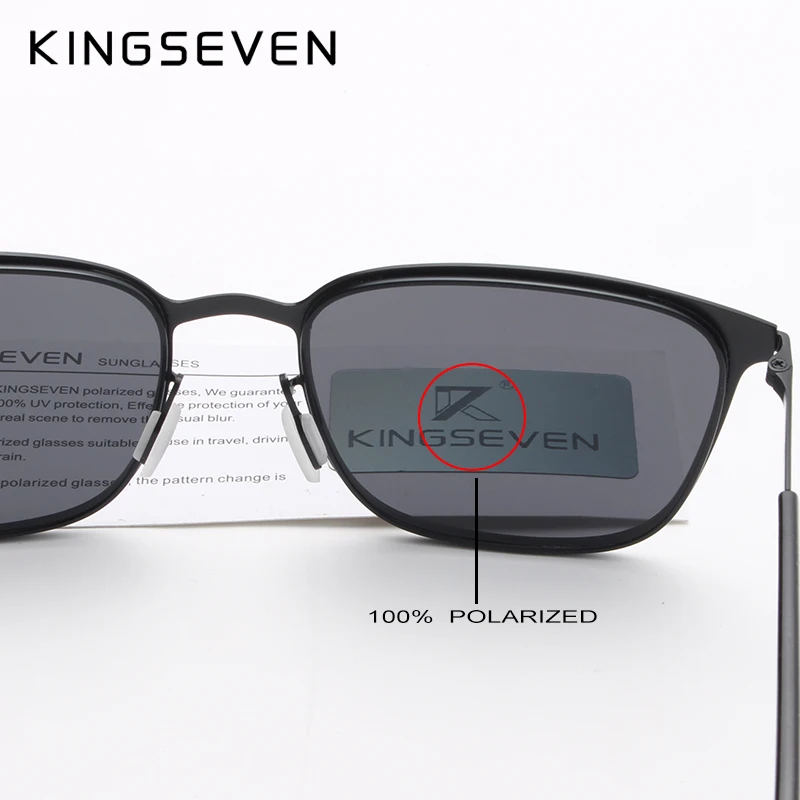 KINGSEVEN Polarized Sunglasses Men\'s Classic Male Eye Protection Eyewear Glasses Driving Travel Unisex Oculos Gafas De Sol