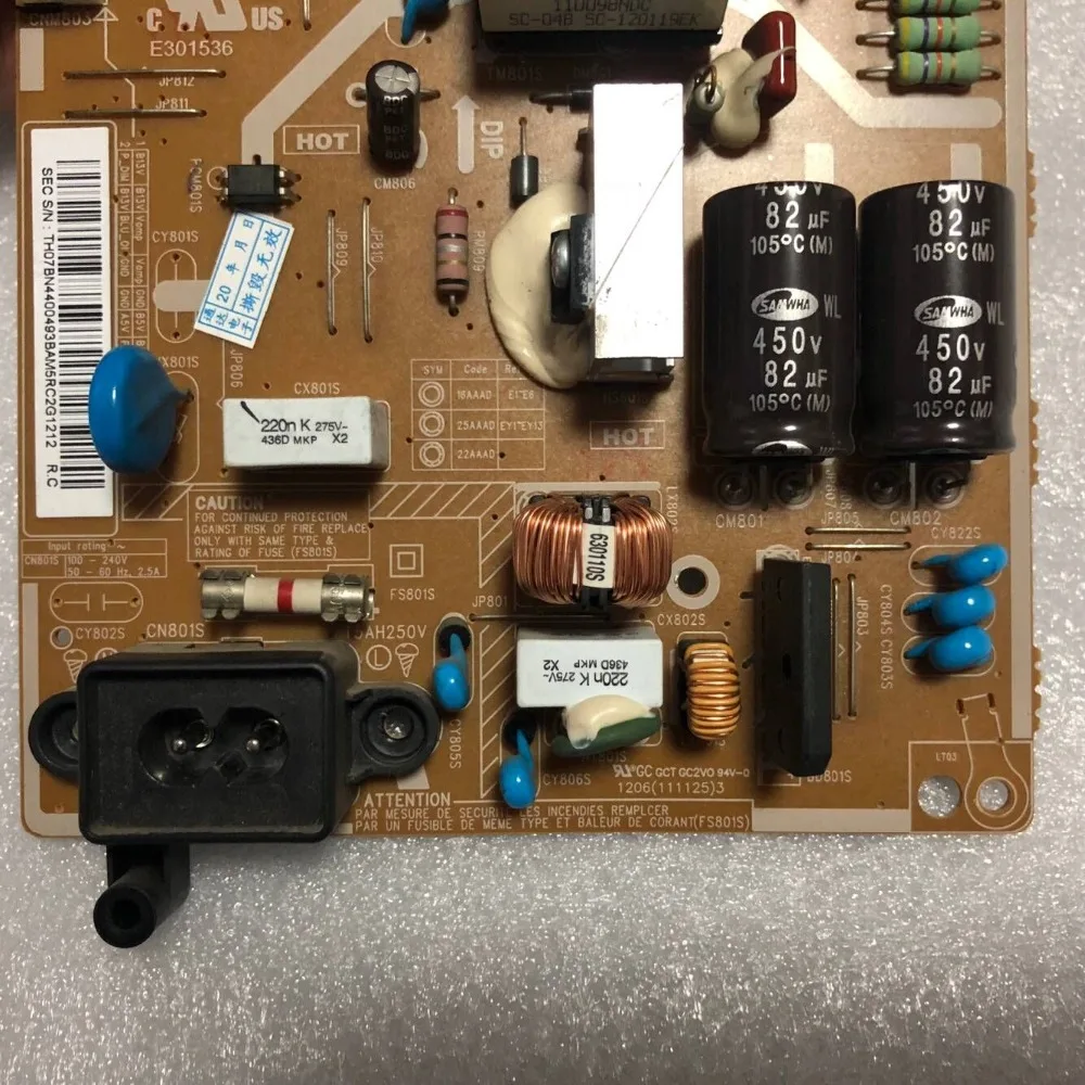 Placa de alimentación para SZYLIJ, buena calidad, original, 95% nuevo, BN4400493B, punto de BN44-00493B