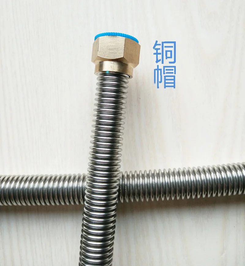 304 stainless steel bellows bellows telescopic bellows solar water heaters water hose high pressure copper cap