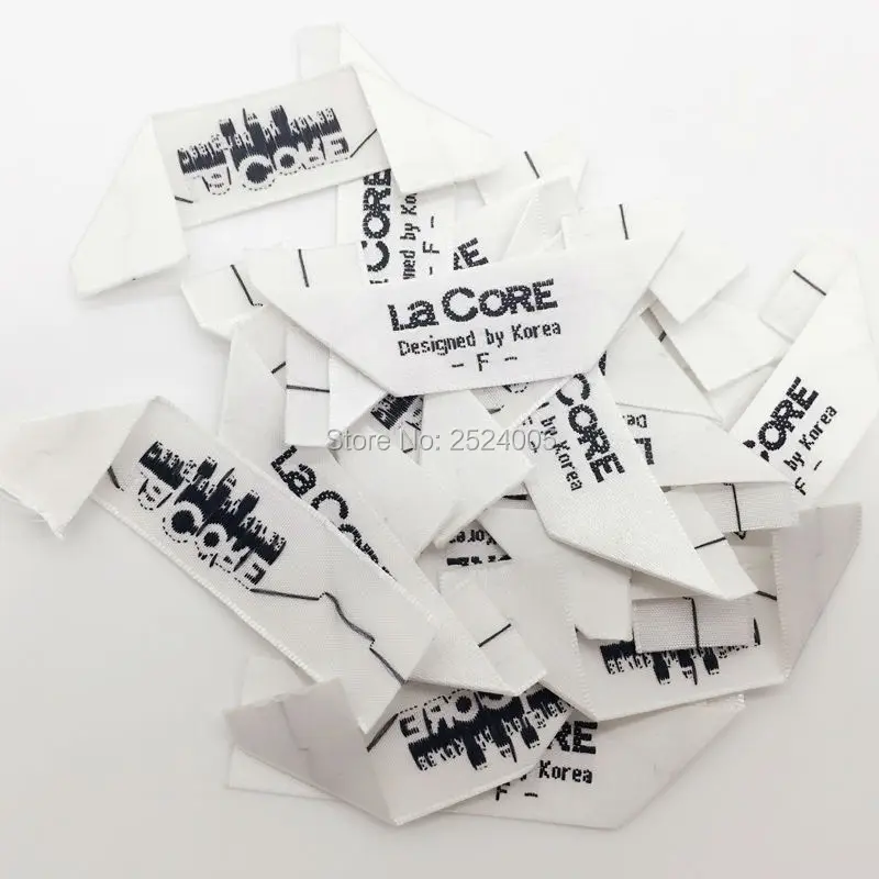 

free shipping custom clothing tags/customized garment logo/shirt tag/custom labels for clothing/dress brand label 1000 pcs a lot