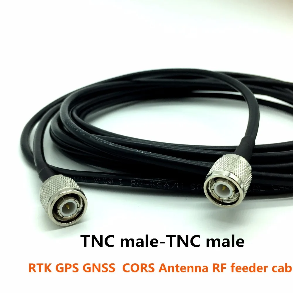 High quality TNC connectorsTNC 5meters, Applied to RTK GNSS antenna, CORS GPS antenna, connector cable RG58, pure copper cable