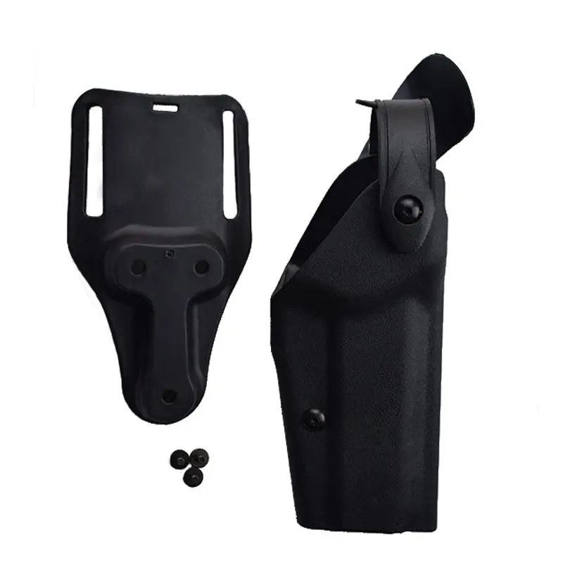 Gun Holster Tactical 1911 Gun Carry with Flashlight Waist Pistol Belt Holster Hunting Shooting Right Hand Gun Case
