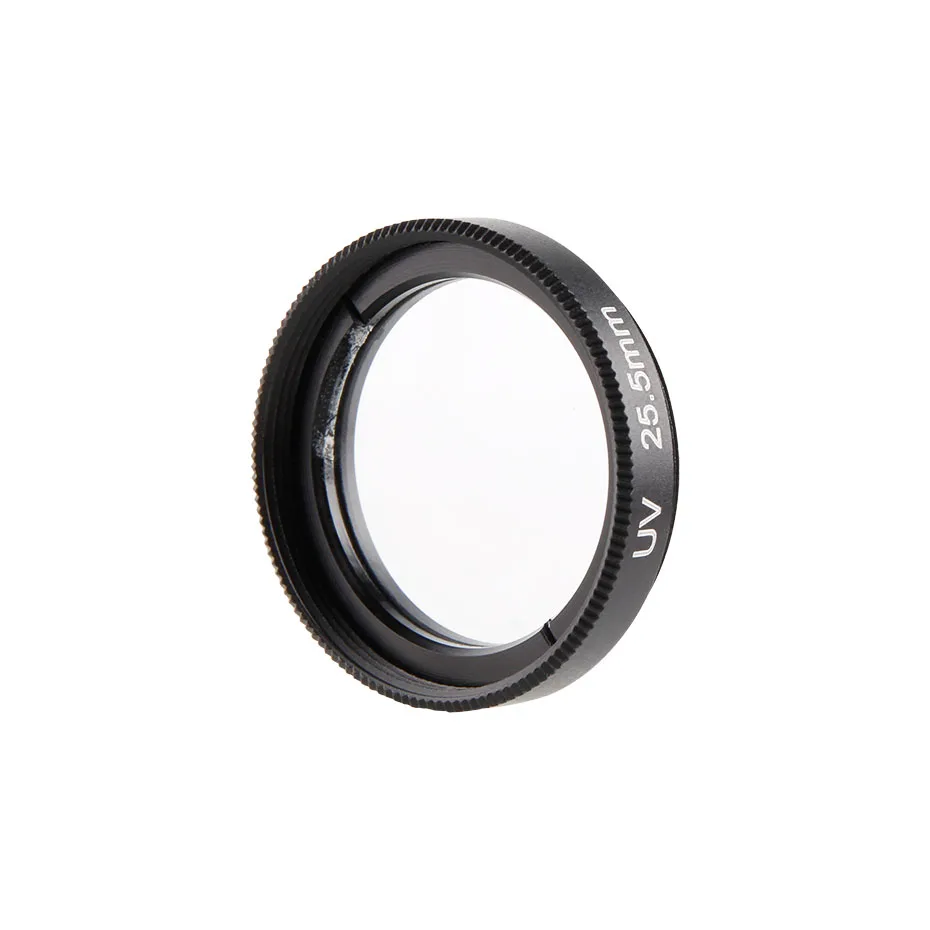 Ochronna UV filtr obiektywu 25 25.5 27 28 30 30.5 34 35.5 39 mm mały filtr obiektywu s dla przemysłu inspekcji wideo mikroskopowa kamera