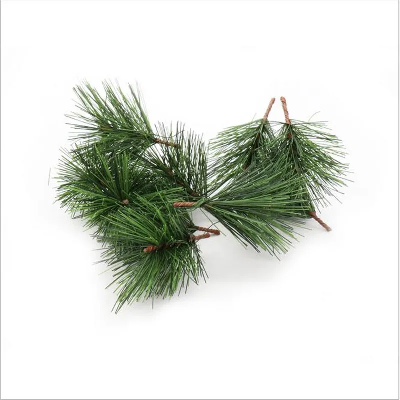 

10Pcs /Lots Christmas Decoration Festival Pine Festival Celebration Cloth Pine Needle DIY Decoration