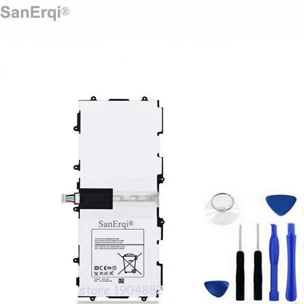 For Samsung galaxy Tab  3 10.1 P5200 P5210 P5220 Battery 6800mAh T4500E T4500C SP3081A9H Battery SanErqi