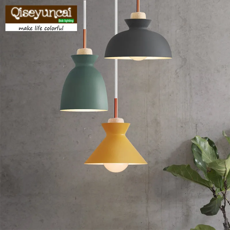 

Nordic simple modern bedroom bedside personality bar creative iron rice restaurant Chandelier