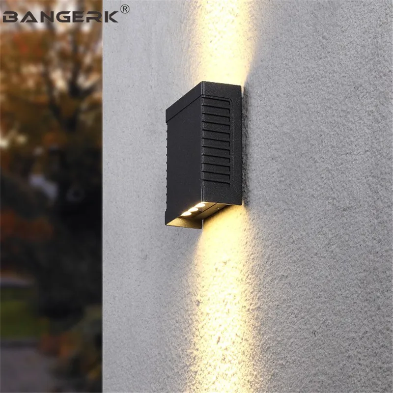 

Outdoor Modern Wall Lamp Up Down LED Porch Lights Waterproof Sconce Wall Lamps Garden Balcony Home Decor Aluminum Lighting