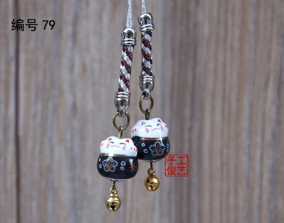 1pc 1pc Omamori Fortune Kiten Cat Good-luck Wealth Cute Phone Accessory Bag Pendant Charm Nice Gift Y16(price is for 1pcs)