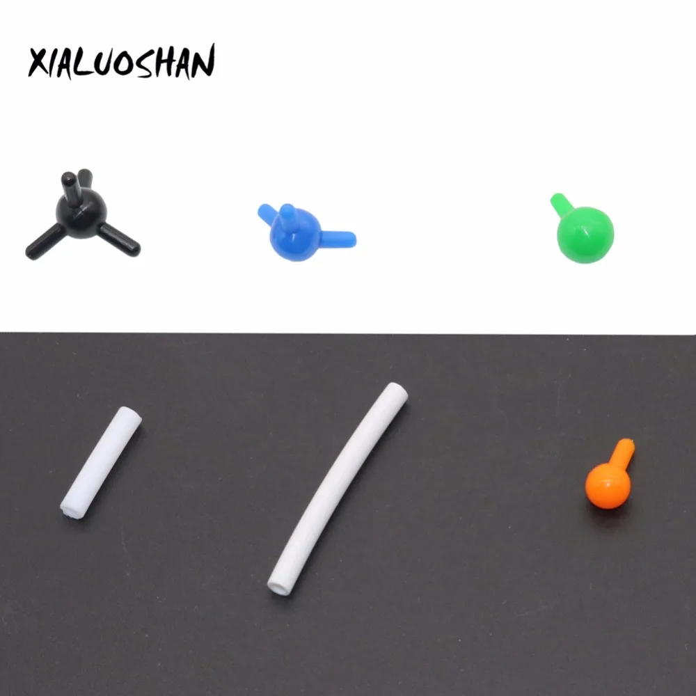 Modelo de estructura Molecular en miniatura, juego de modelo Molecular de 9mm, química General y orgánica para investigación de enseñanza de