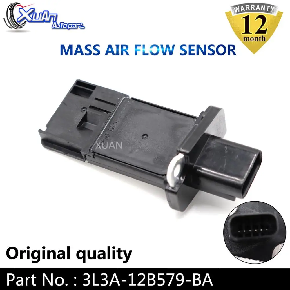 XUAN MAF MASS AIR FLOW METER SENSOR 3L3A-12B579-BA For FORD F-450 F-550 SUPER DUTY F53 FIESTA FIVE HUNDRED FLEX FOCUS 917-822