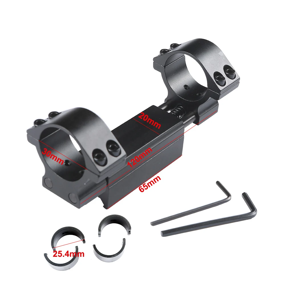 

Airgun Rifle Mount 25.4mm / 30mm Rings w/Stop Pin 20mm／11mm Picatinny Rail Sight Laser Weaver High Profile Dovetail Rings