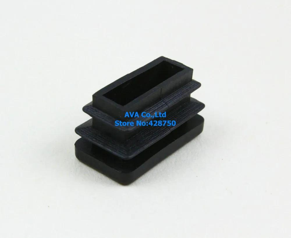 20 Pieces 10x30mm Rectangle Plastic Insert Cap Tube End Cap