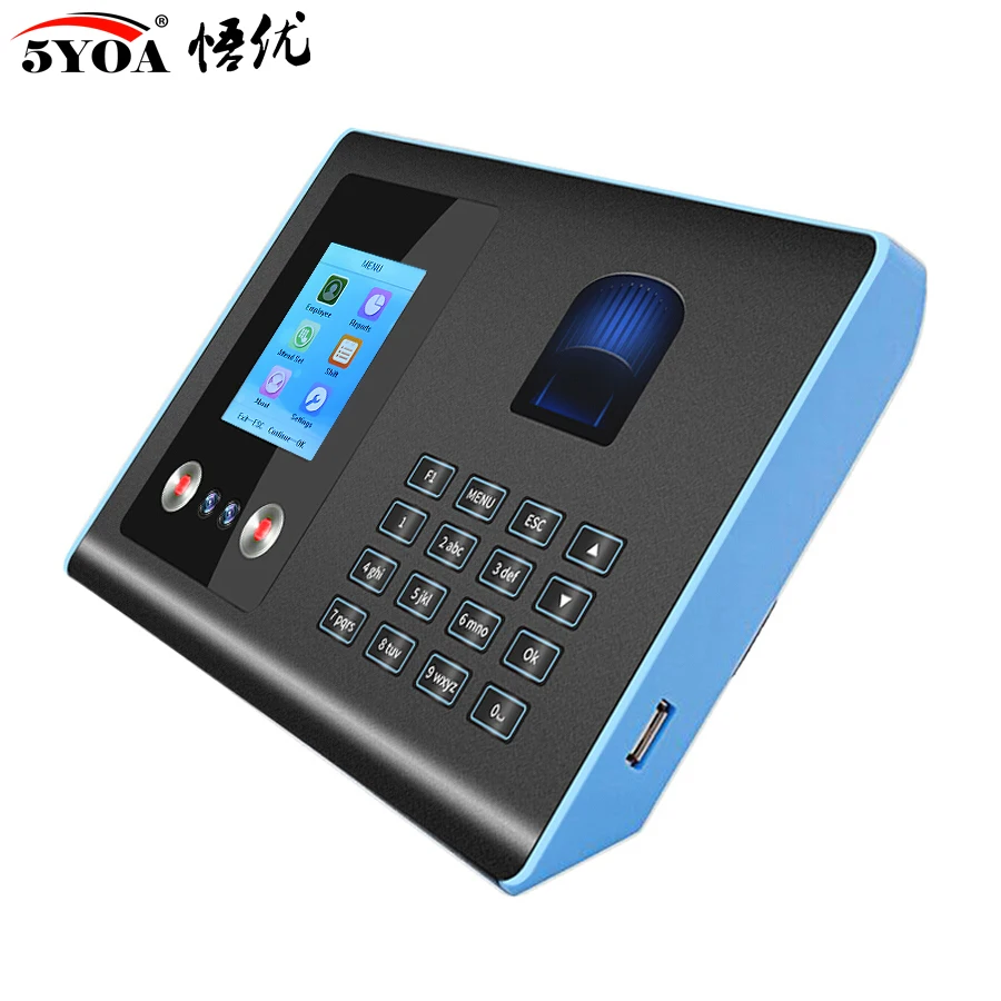 5YOA AF01 Biometric Face Facial Fingerprint Recognition Time Attendance No Touch Contactless System Machine Device Machine
