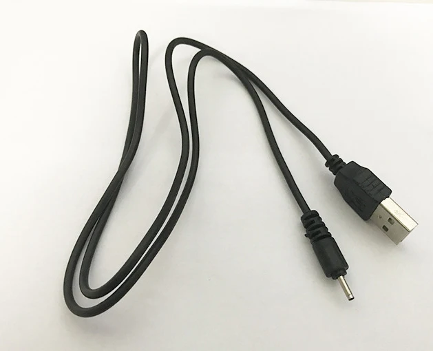 

100pcs/lot High Quality USB to DC2.0 Power Cable DC 2.0MM For-Nokia Bluetooth headphone charger cable 70CM length