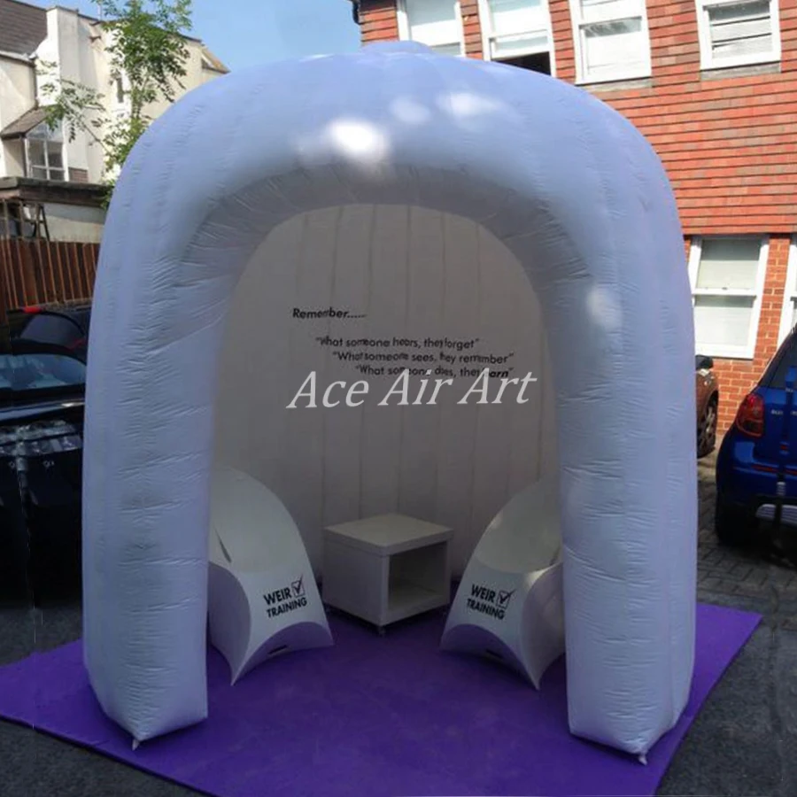 

Durable Inflatable Dome Tent Open Air kiosk Trade Show igloo Lawn Canopy Tent no Lights for Party or Wedding Events