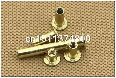 20 pieces Metric 5*20 mm Plated brass photo album screw snap rivet books screw