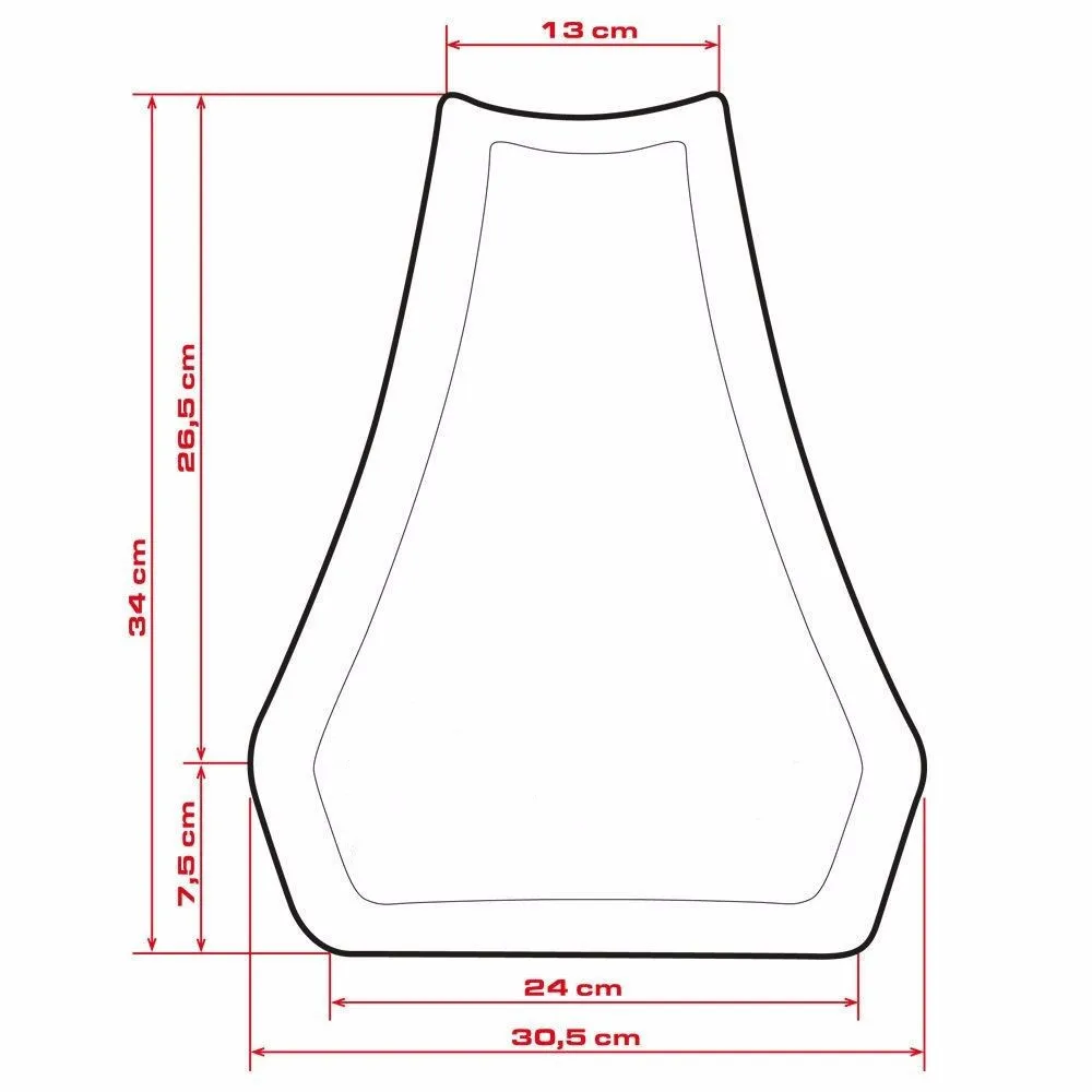 Universal pre-cut Foam Seat Pad Adhesive Motorcycle Racing Seat for BMW for Honda for yamaha mt09 ninja 400 300 scrambler r1 r3