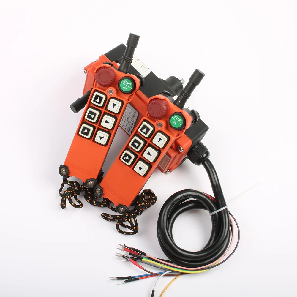 F21-E1 220V 12V 24V 380V 6 Channel Wireless Industrial Remote Controller switches Electric Hoist Crane Lift Crane emergency stop