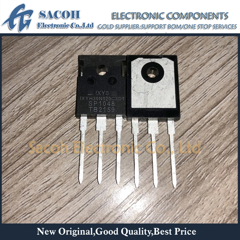 

Refurbished Original 10Pcs/Lot IXYH30N120C3D1 IXYH30N120C3 TO-247 30A 1200V High-Speed IGBT Transistor