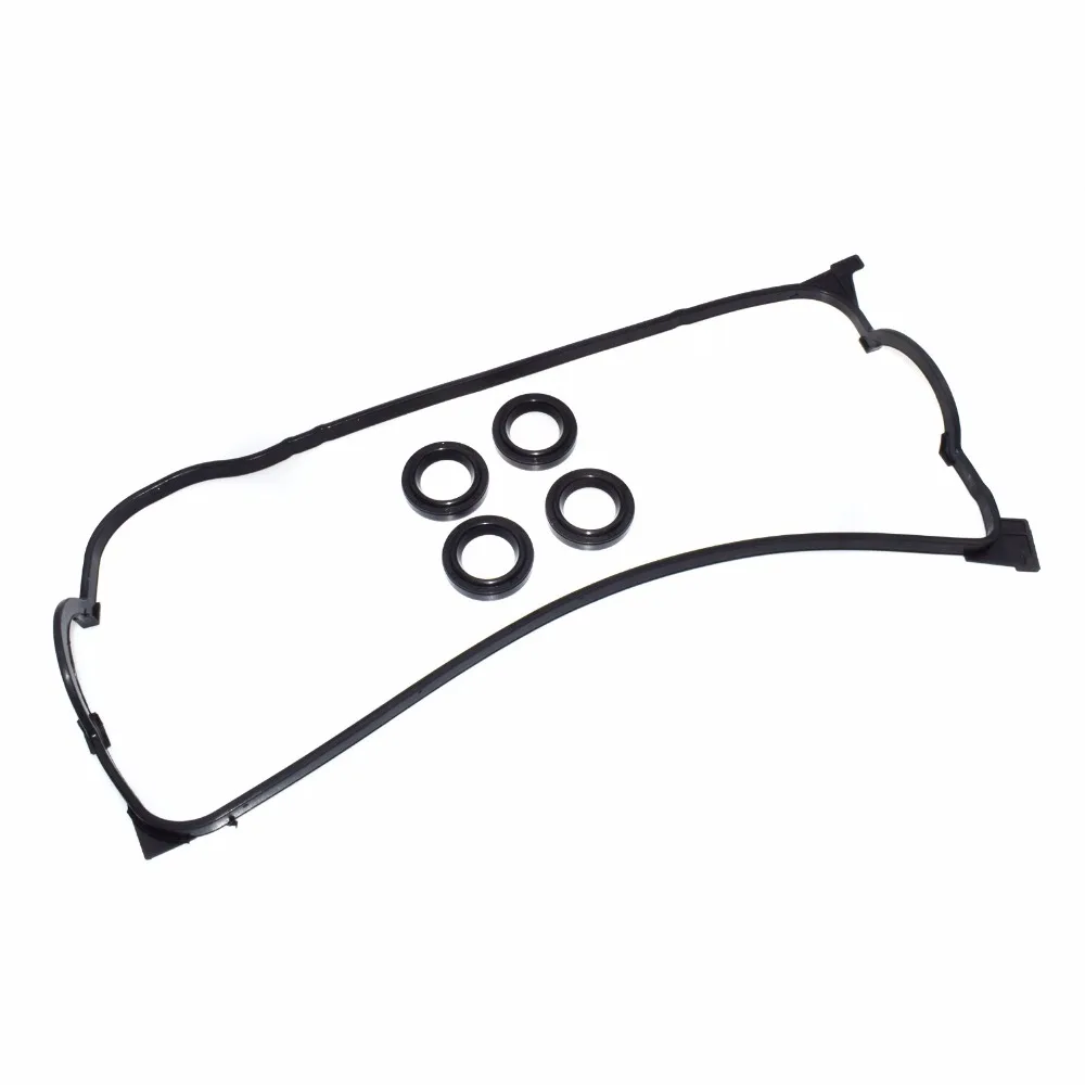 ISANCE Engine Cylinder Head Valve Cover Gasket with 4 Spark Plug Tubes For 1996-2000 Honda Civic 1.6L D16Y7 D16Y8 12341-P08-000