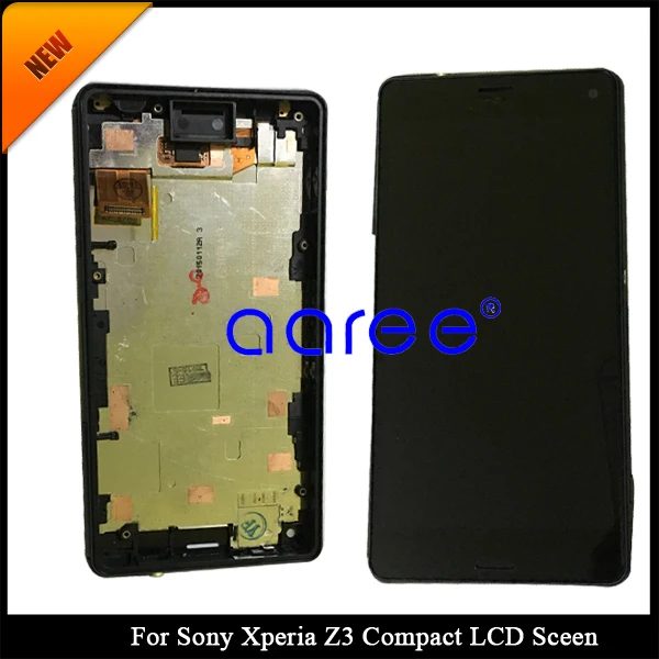 100% tested Gurantee For Sony Xperia Z3 Compact LCD Display For Sony Xperia Z3 mini Screen Touch Digitizer Assembly + adhesive