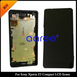 100% tested Gurantee For Sony Xperia Z3 Compact LCD Display For Sony Xperia Z3 mini Screen Touch Digitizer Assembly + adhesive