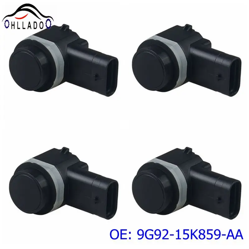 

2PCS HLLADO Ultrasonic Sensor 9G92-15K859-AA PDC Parking Sensor Car Reverse Assist 9G9215K859AA For Ford Land Rover